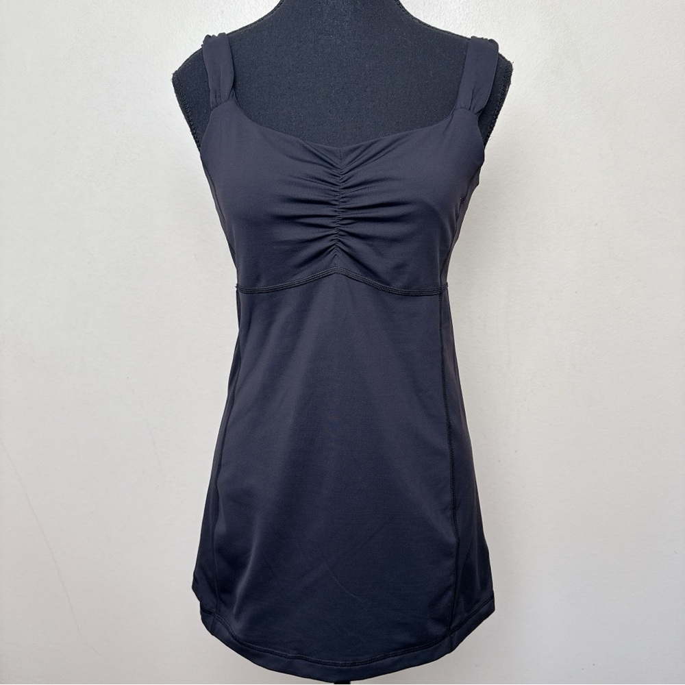Lululemon Womens 8 Aria Tank II In Black Top - Picture 2 of 15
